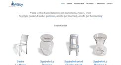 Desktop Screenshot of noleggio-sedie.com